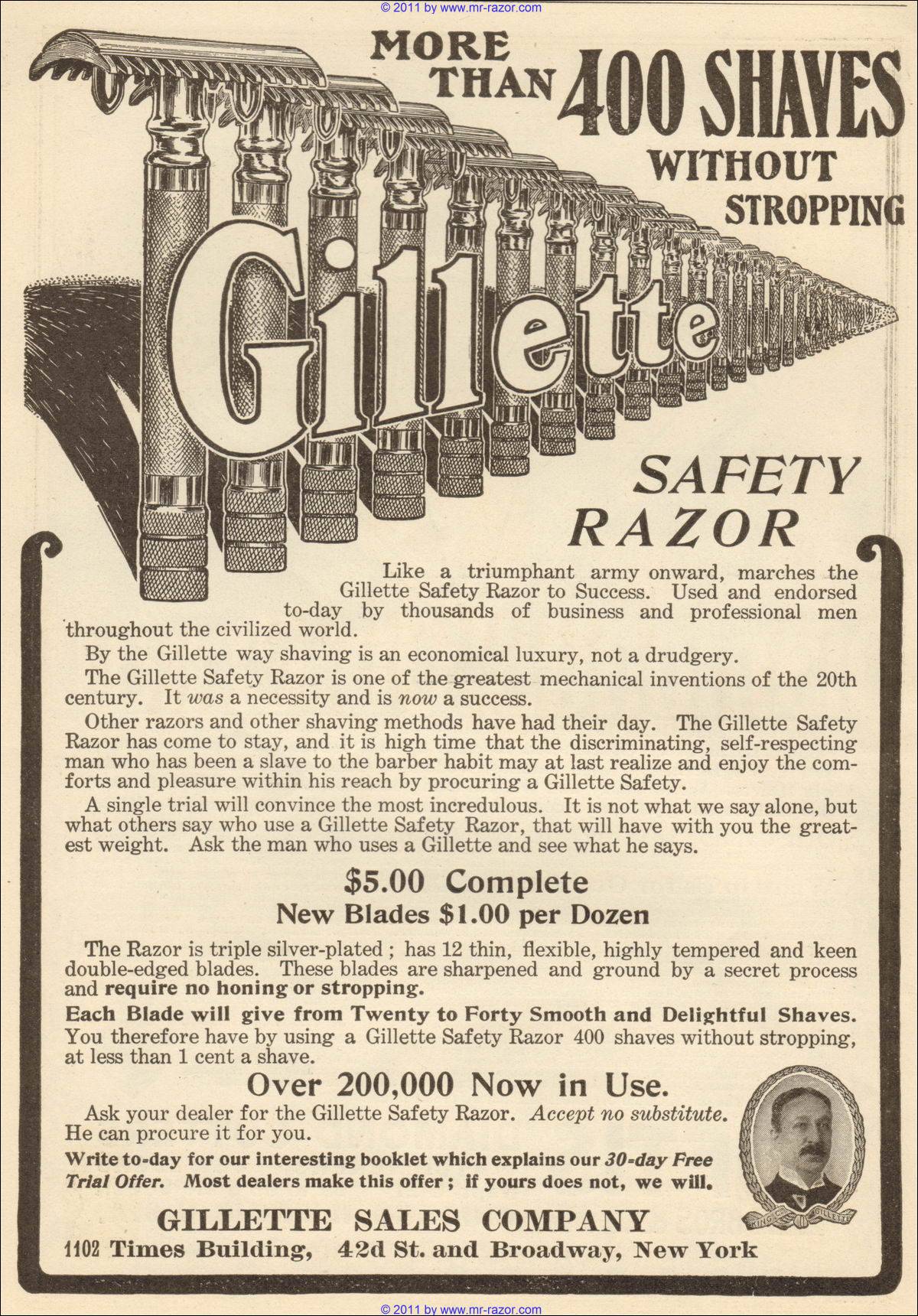 Gillette Timeline | Badger & Blade